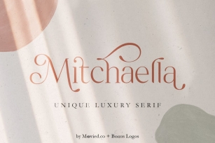 Mitchaella Luxury Serif + Bonus Font Download