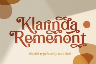 Klarinda Remenont Playful Serif Font Download