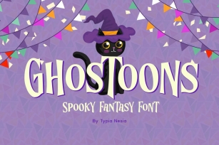 Ghostoons - Spooky Fantasy Font Font Download
