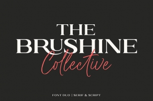 Brushine Collective Font Duo Font Download