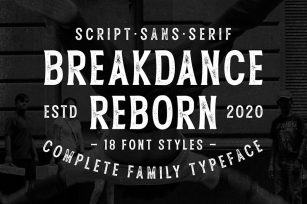 Breakdance Complete Family Font Download