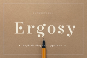 Ergosy Font Download