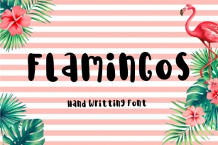 Flamingos Font Download