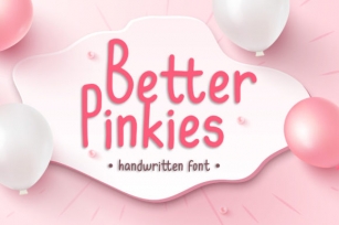 Better Pinkies Font Download
