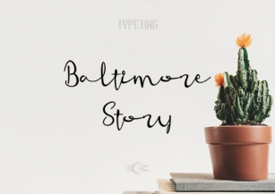 Baltimore Story Font Download