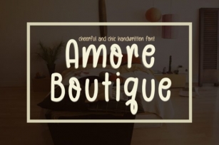 Amore Boutique Font Download