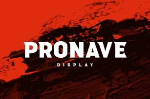 Pronave - Display Font Download