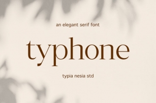 Typhone Elegant Serif Font Download