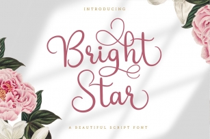 Bright Star - Beautiful Script Font Font Download