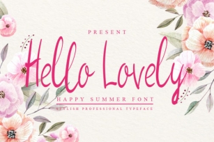 Hello Lovely Font Download