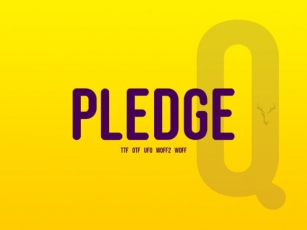 Pledge Font Download