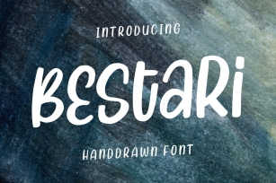 Bestari - Handdrawn Font Font Download