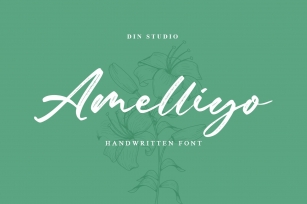 Amelliyo-Handwritten Font Font Download