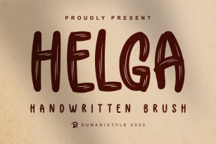 Helga Brush Font Download