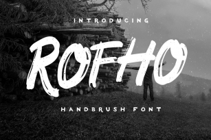 Rofho Handbrush Font Font Download
