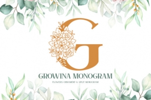 Growina Monogram Font Download