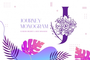 Journey Monogram Font Download