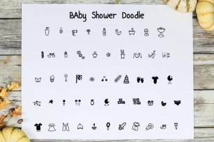 Baby Shower Doodle Font Download