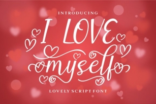 I Love Myself Font Download