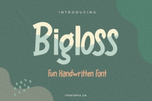 Bigloss Font Download