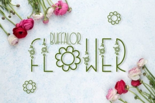 Buffalor Flower Font Download