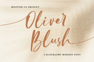 Oliver Blush Calligraphy Modern Font Font Download