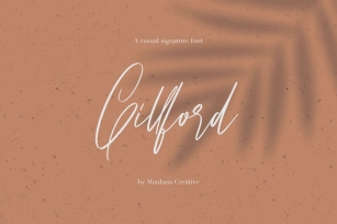 Gillford Casual Signature Font Font Download