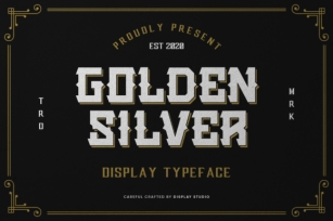 Golden Silver Font Download
