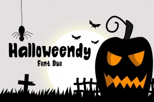 Halloweendy | A Playful Font Duo Font Download