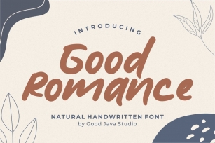 Good Romance - Natural Handwritten Font Download