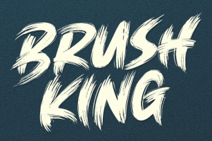 Brush King - Brush Font Font Download