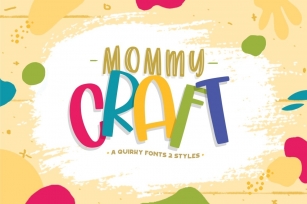 Mommy Crafts - Playfull Handdrawn Font Download