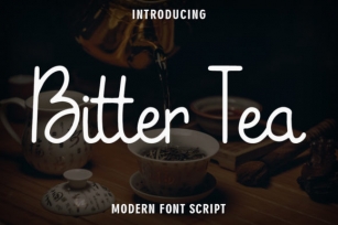 Bitter Tea Font Download