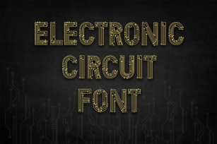 Electronic Circuit Font Download