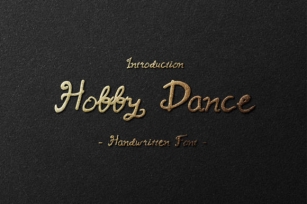 Hobby Dance Font Download