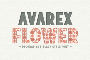 Avarex Flower Font Download