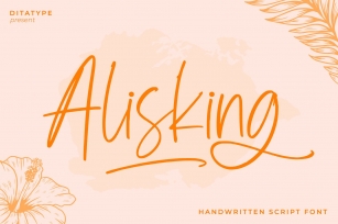 Alisking-Handwritten Font Font Download