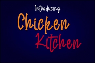 Chicken Kitchen Font Download