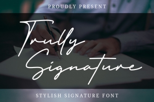 Trully Signature Font Download