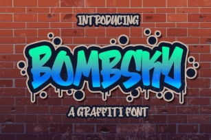 Bombsky Font Download
