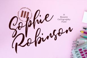 Sophie Robinson - A Beauty Calligraphy Font Font Download