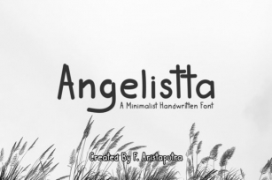 Angelistta Font Download