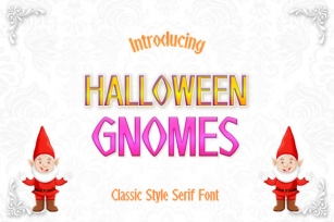 Halloween Gnomes Font Download