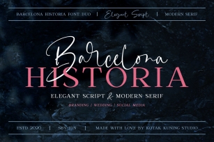 Barcelona Historia Font Duo Font Download
