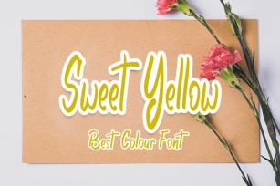 Sweet Yellow Font Download
