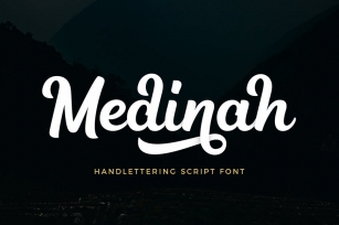 Medinah Script Font Font Download