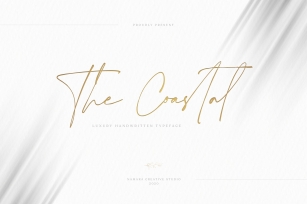 The Coastal Luxury Handwritten Fonts Font Download