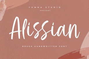 Alissian-Handwritten Brush Font Font Download