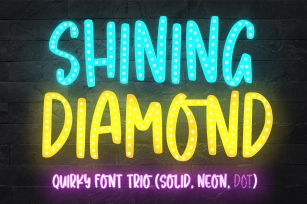 Shining Diamond - Font Trio - Font Download