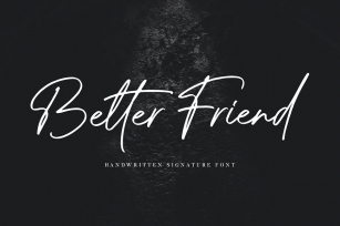 Better Friend Font Font Download